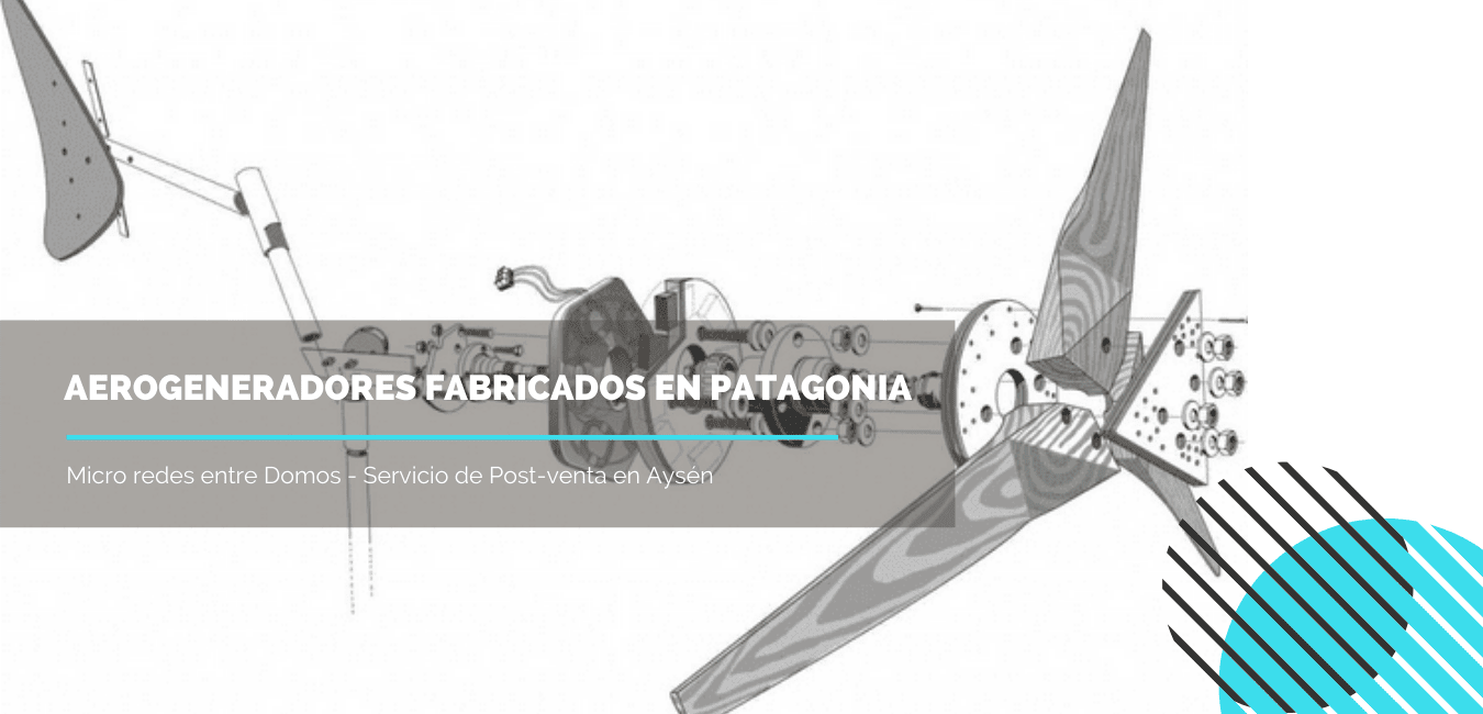 Aerogeneradores fabricados en patagonia chilena
